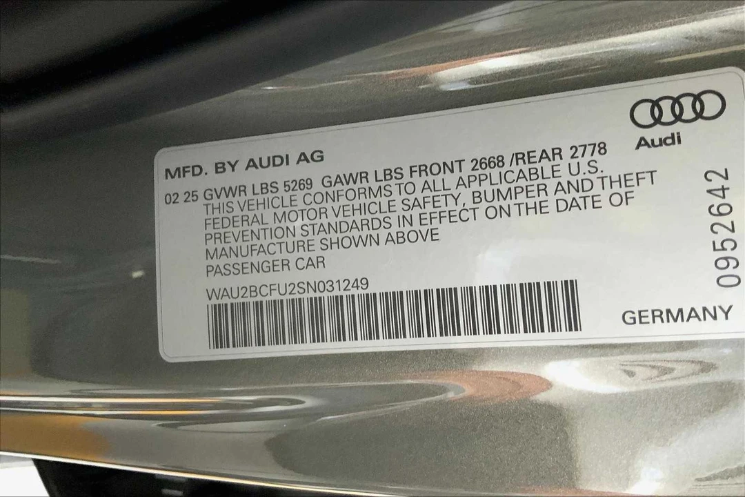 2025 Audi B10 A5 - Image 18 of 19