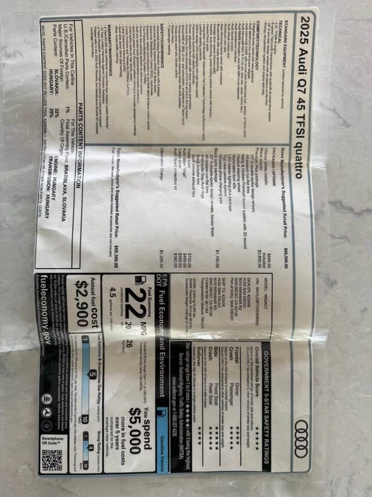 2025 Audi 4M Q7 - Image 13 of 16