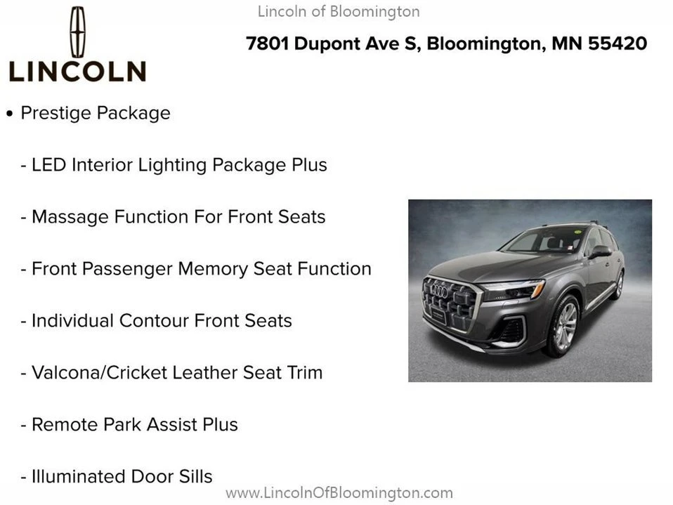 2025 Audi 4M Q7 - Image 9 of 10
