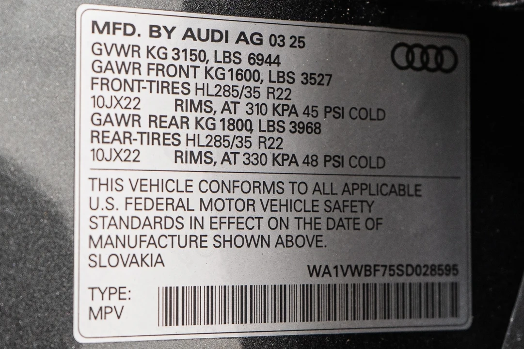 2025 Audi SQ7 - Image 20 of 21