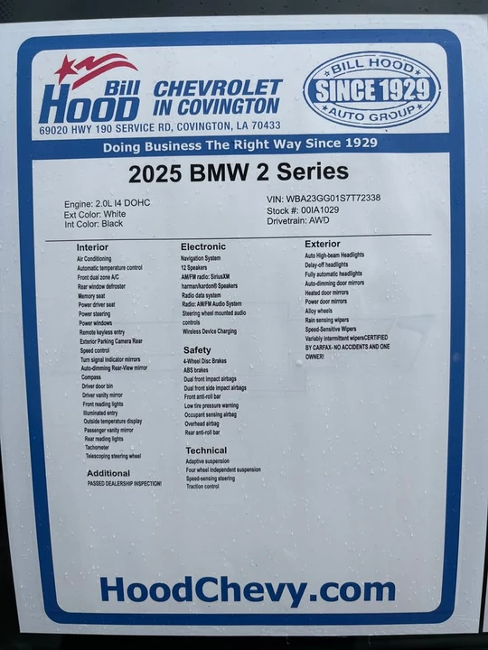 2025 BMW 2 Series - Image 10 of 10
