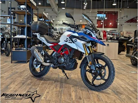 2025 BMW G 310 GS Polar WhiteRacing Blue