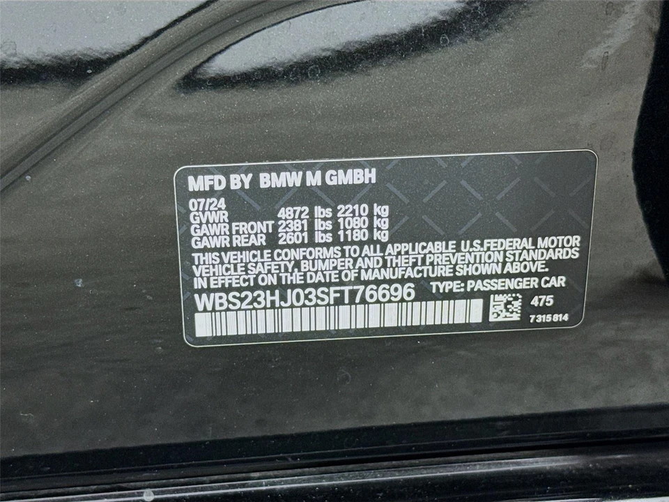 2025 BMW G80 M3 Sedan - Image 14 of 14