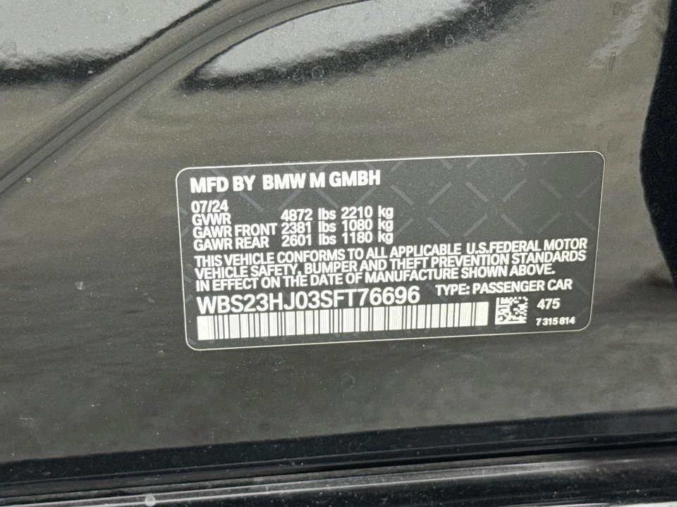 2025 BMW G80 M3 Sedan - Image 14 of 14