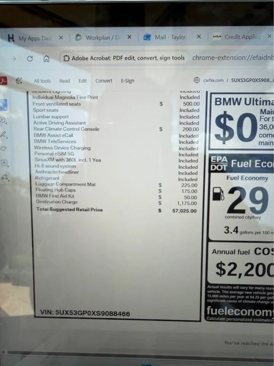 2025 BMW G08 X3 - Image 15 of 16