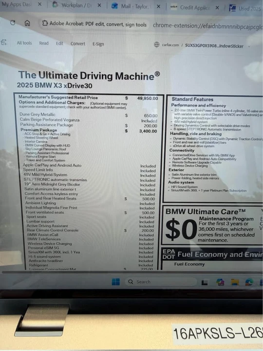 2025 BMW G08 X3 - Image 13 of 16