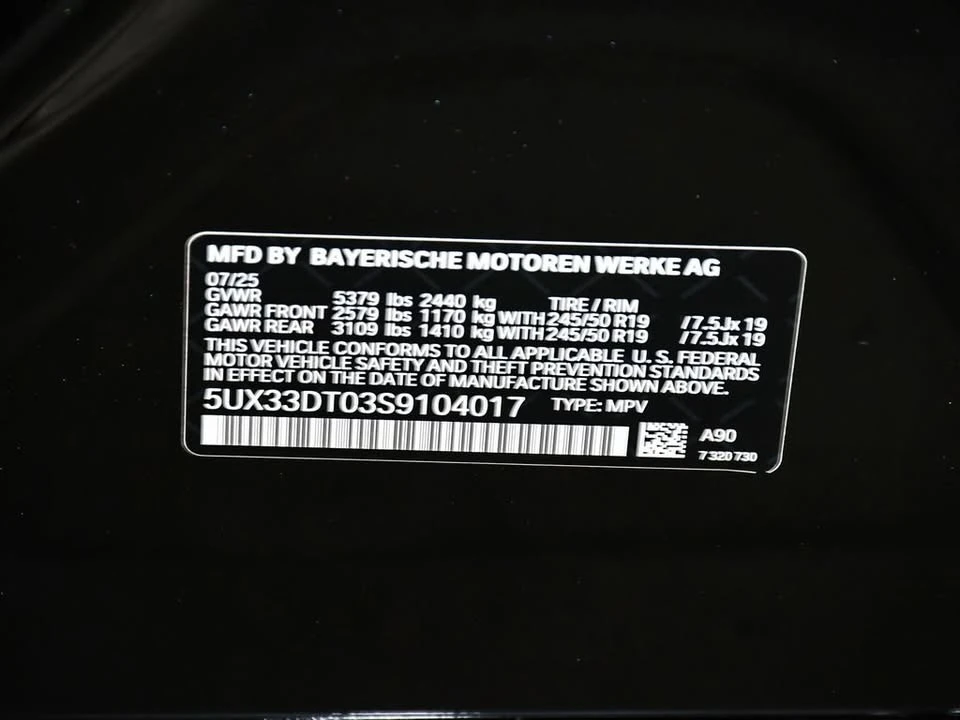 2025 BMW G02 X4 - Image 17 of 20