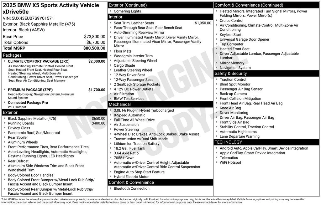 2025 BMW G05 X5 - Image 10 of 12