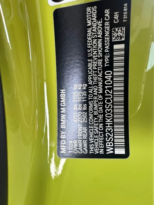 2025 BMW G82/G83 M4 - Image 7 of 7