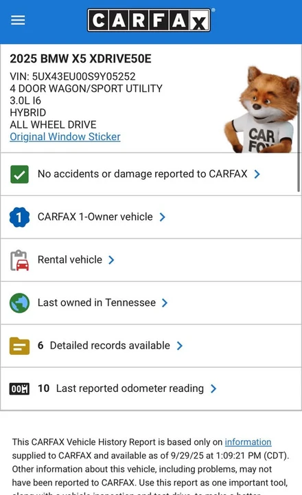 2025 BMW G05 X5 - Image 12 of 14