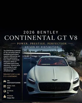 2025 Bentley Continental GT Speed Coupe 2D