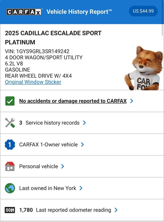 2025 Cadillac Escalade 5th Gen - Image 15 of 15