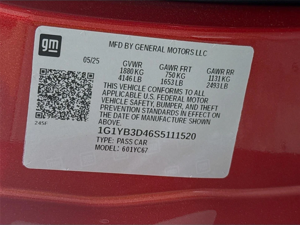 2025 Chevrolet Corvette C8 - Image 14 of 15