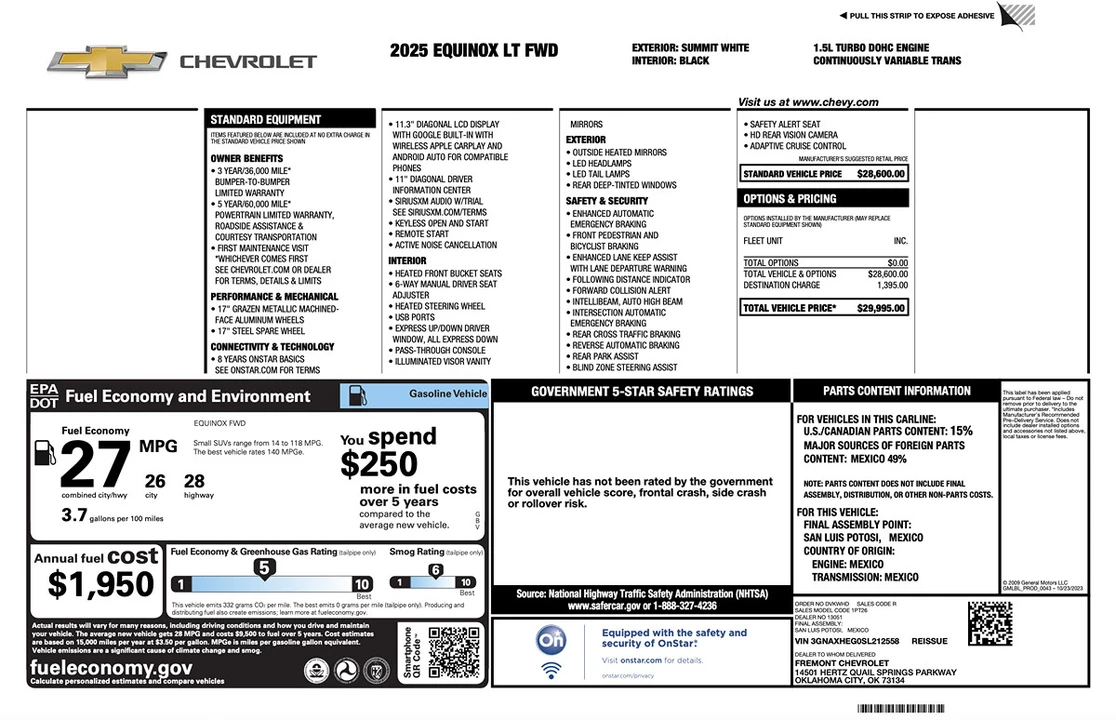 2025 Chevrolet Equinox - Image 10 of 21