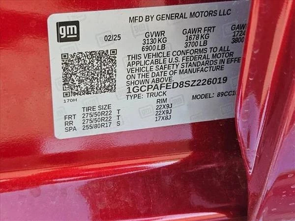2025 Chevrolet Silverado 4th Gen - Image 18 of 18