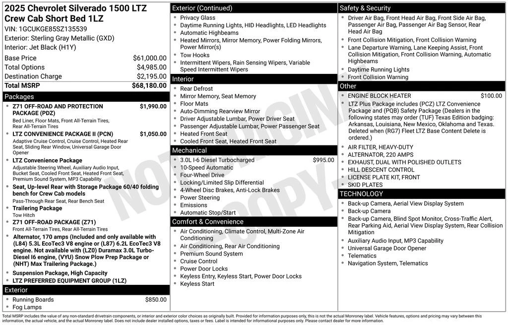 2025 Chevrolet Silverado 4th Gen - Image 4 of 12