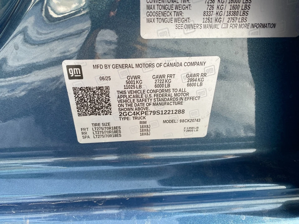 2025 Chevrolet Silverado 4th Gen - Image 17 of 21