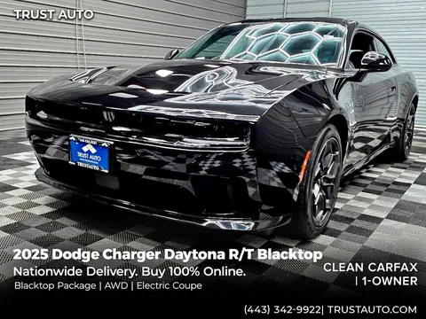 2025 Dodge Charger Daytona R/T Blacktop AWD Electric Coupe