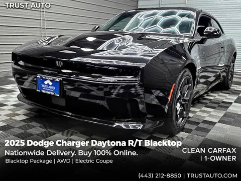 2025 Dodge Charger Daytona R/T Blacktop AWD Electric Coupe