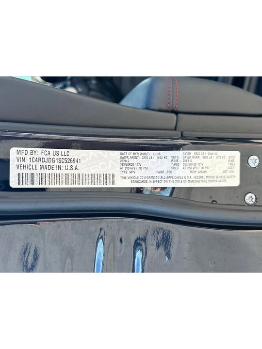 2025 Dodge Durango 3rd Gen - Image 12 of 12