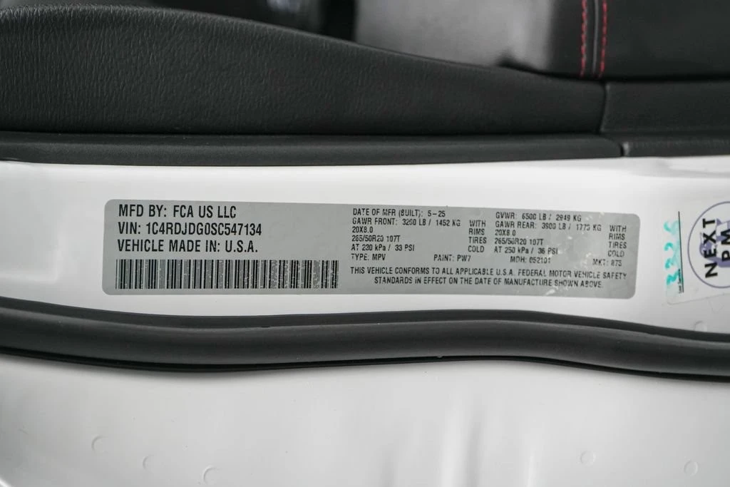 2025 Dodge Durango 3rd Gen - Image 28 of 28
