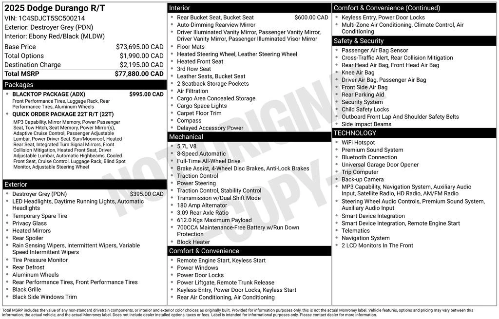 2025 Dodge Durango 3rd Gen - Image 4 of 31