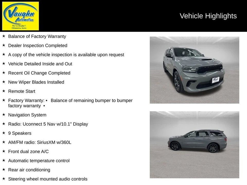 2025 Dodge Durango 3rd Gen - Image 2 of 31