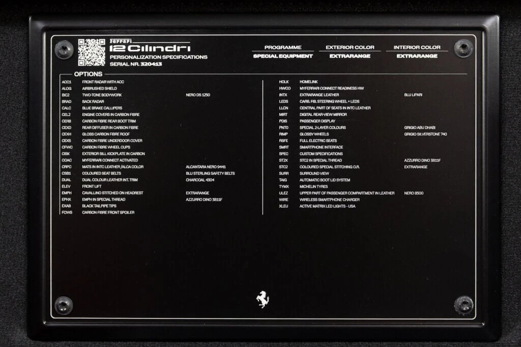 2025 Ferrari 12Cilindri - Image 20 of 31