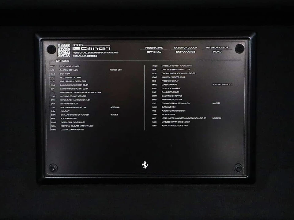 2025 Ferrari 12Cilindri - Image 15 of 31