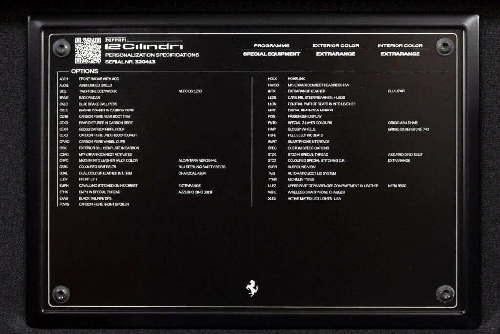 2025 Ferrari 12Cilindri - Image 20 of 31