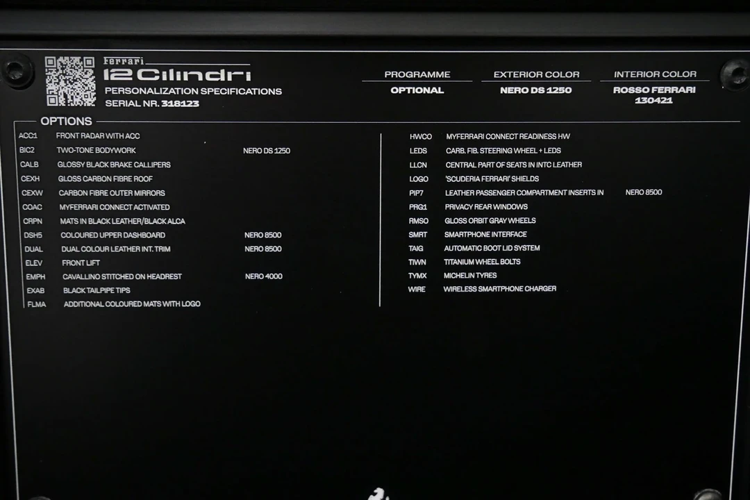 2025 Ferrari 12Cilindri - Image 21 of 21