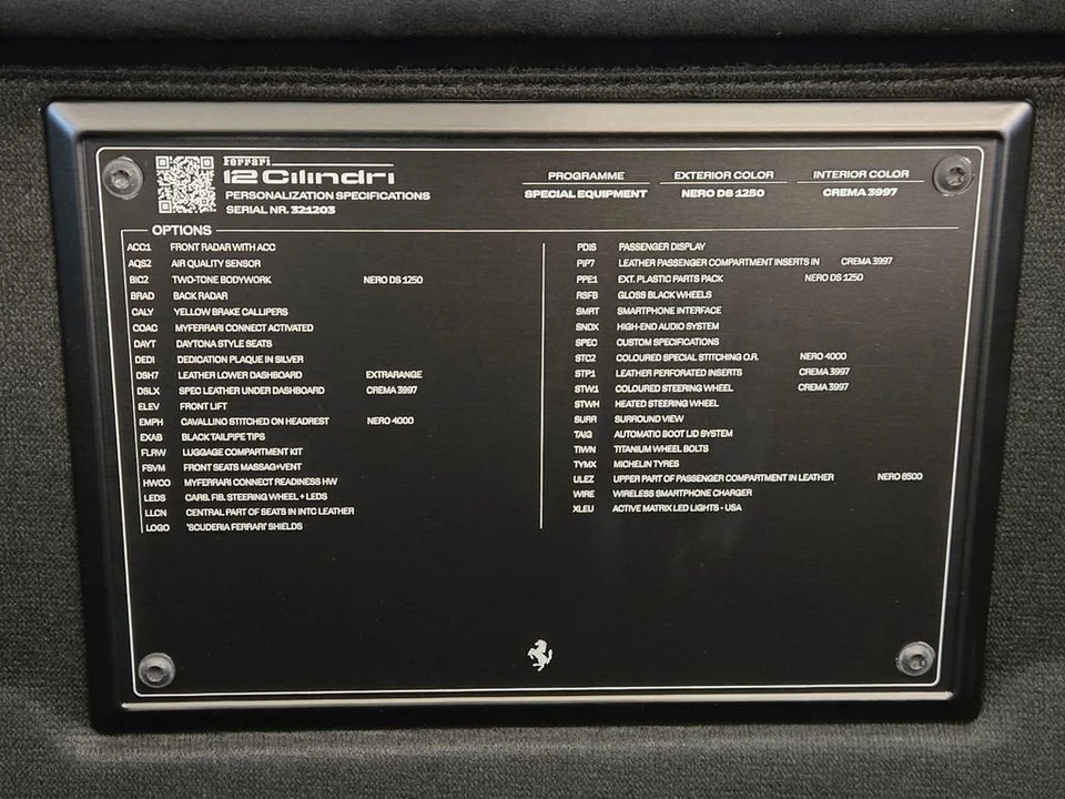 2025 Ferrari 12Cilindri - Image 18 of 31
