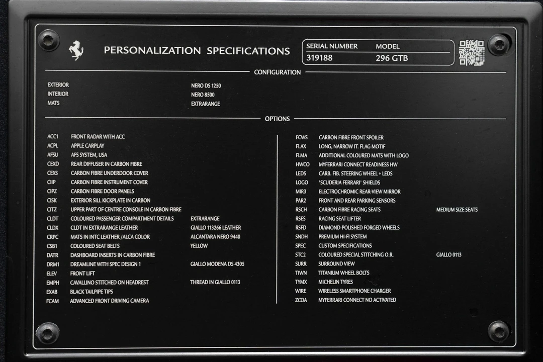 2025 Ferrari 296 GTB - Image 19 of 21