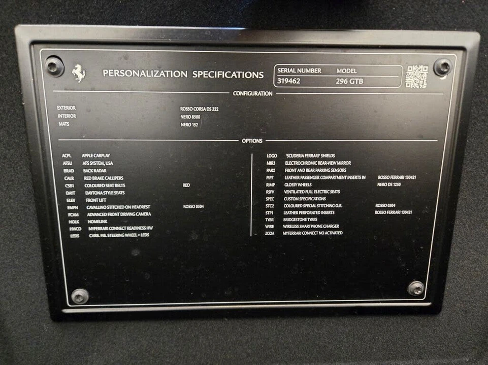 2025 Ferrari 296 GTB - Image 28 of 31