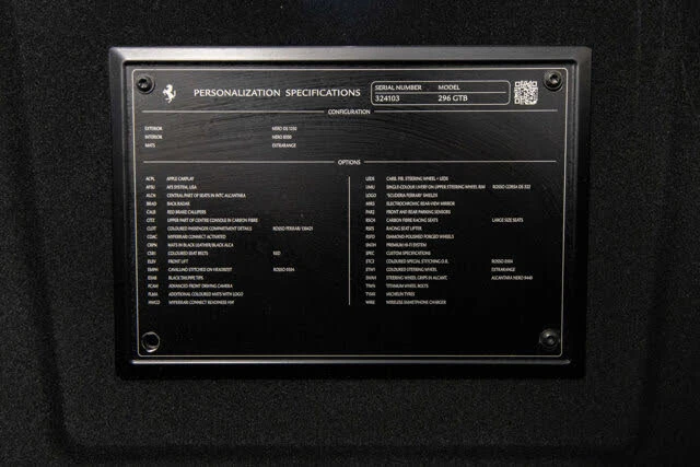 2025 Ferrari 296 GTB - Image 20 of 20