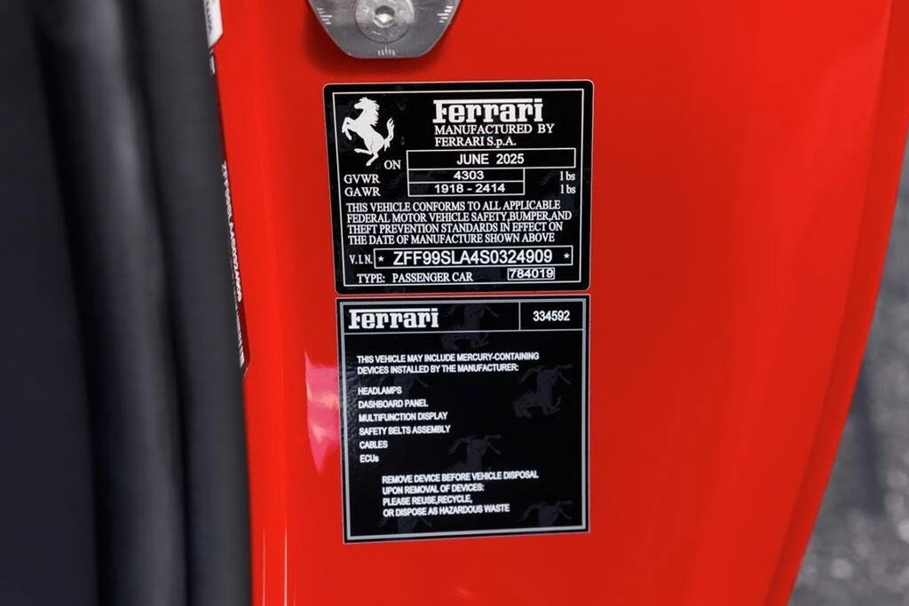 2025 Ferrari 296 GTB - Image 24 of 31
