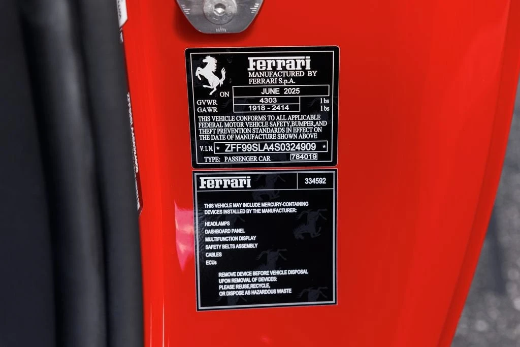 2025 Ferrari 296 GTB - Image 24 of 31
