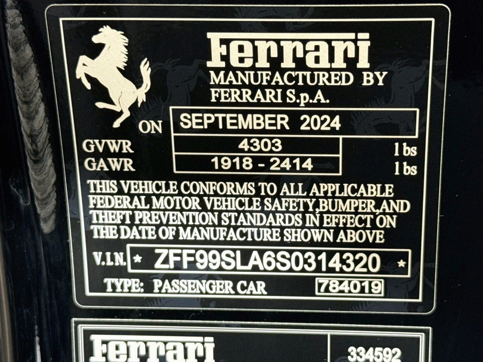 2025 Ferrari 296 GTB - Image 27 of 27