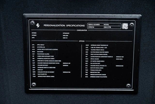 2025 Ferrari 296 GTB - Image 17 of 21