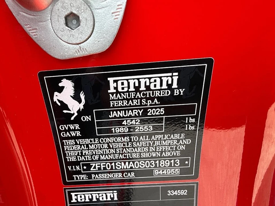 2025 Ferrari 296 GTS - Image 21 of 31