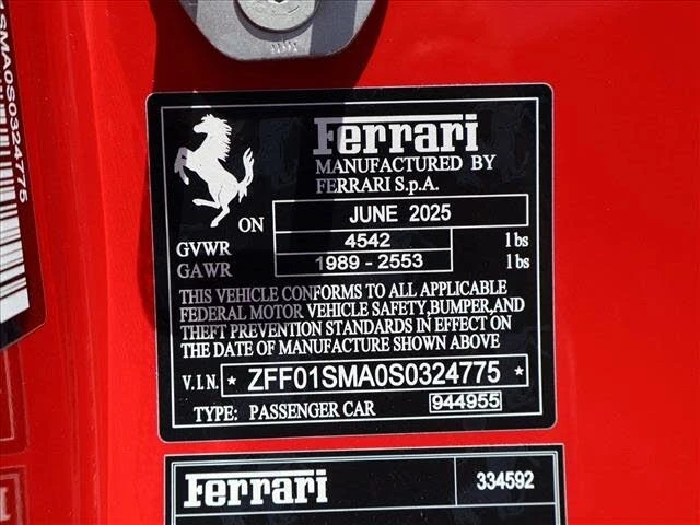 2025 Ferrari 296 GTS - Image 25 of 25