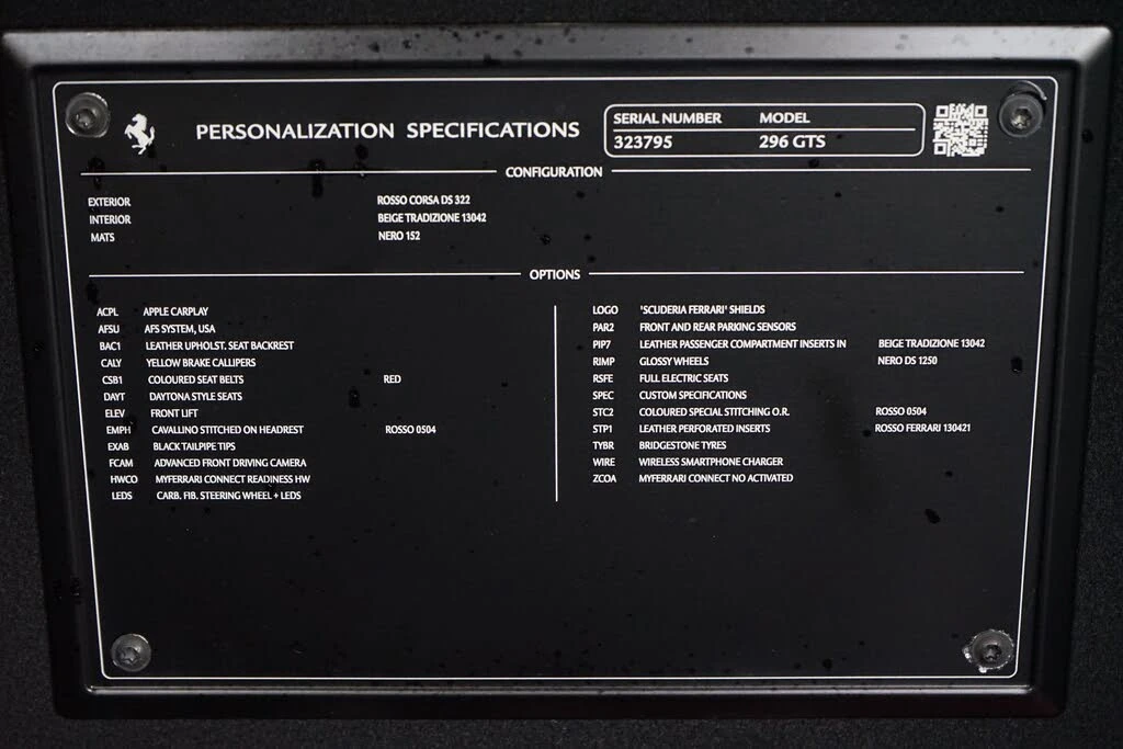 2025 Ferrari 296 GTS - Image 30 of 31