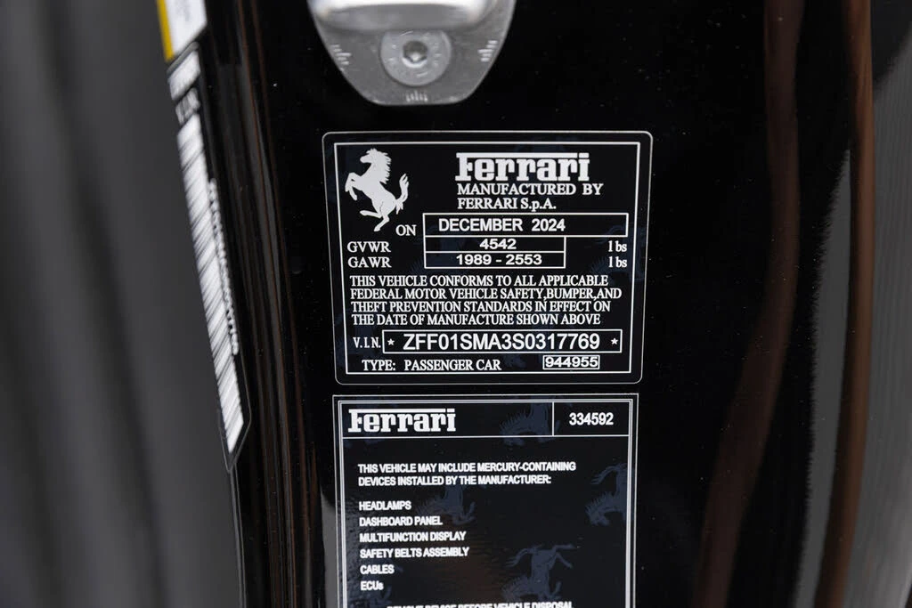 2025 Ferrari 296 GTS - Image 17 of 31