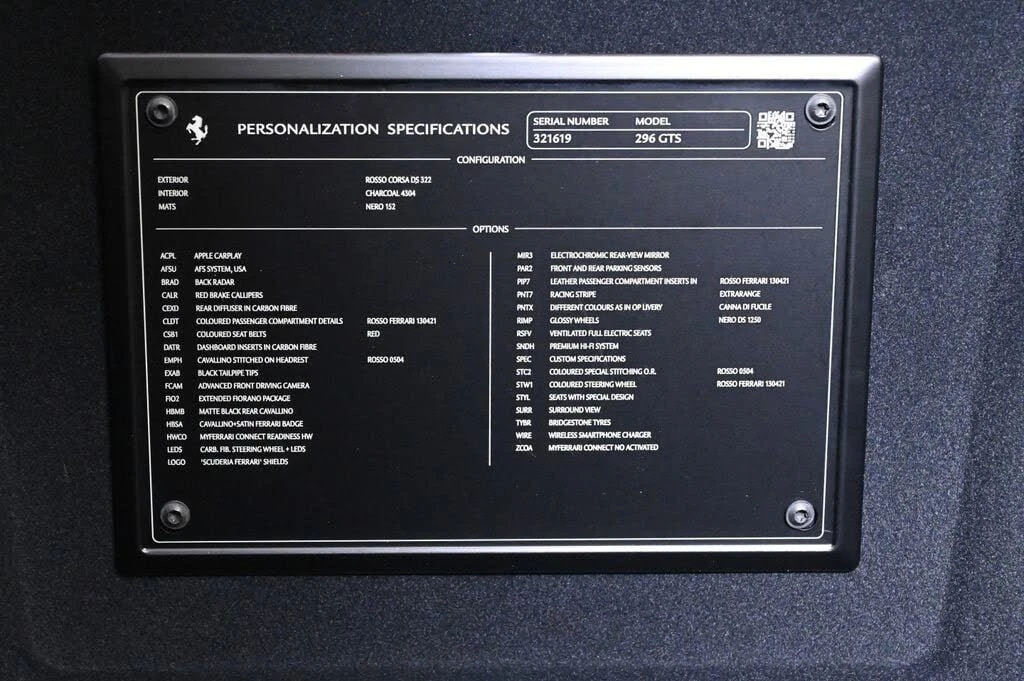 2025 Ferrari 296 GTS - Image 27 of 30
