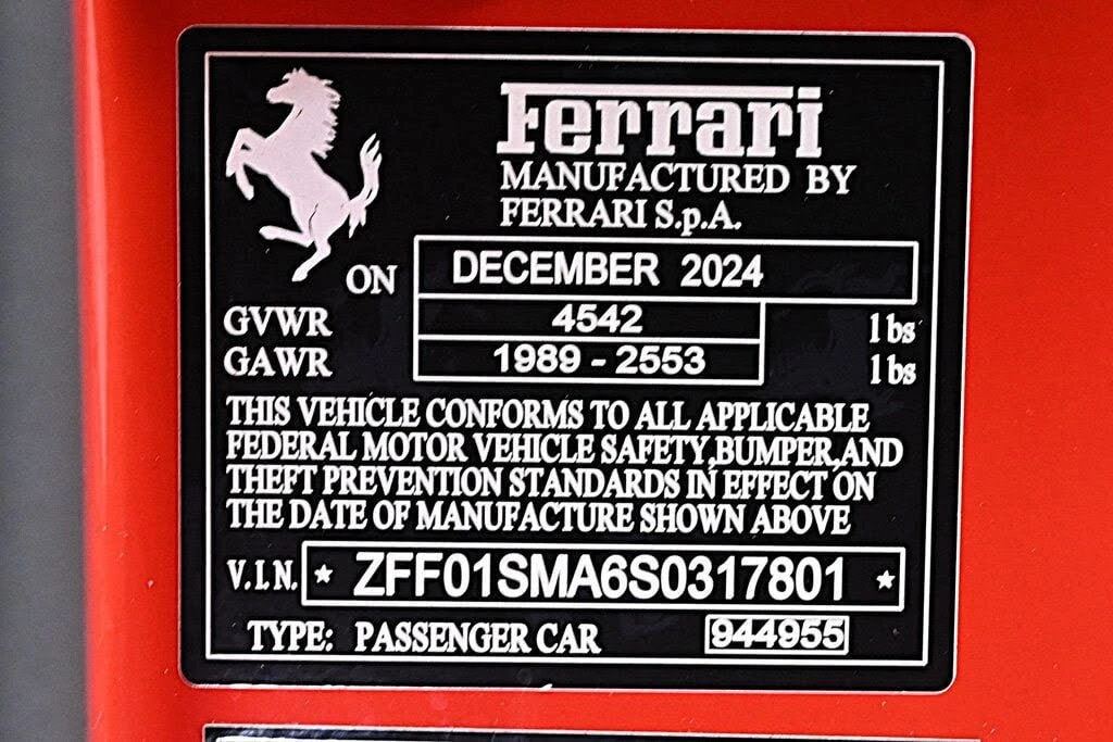 2025 Ferrari 296 GTS - Image 28 of 28