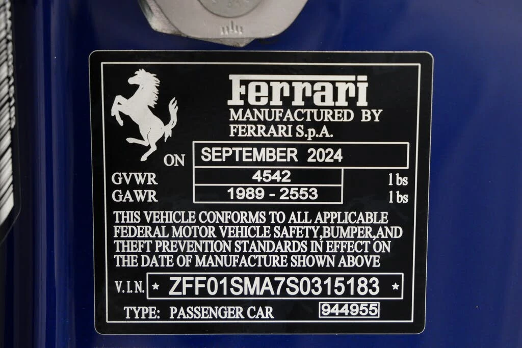 2025 Ferrari 296 GTS - Image 19 of 31