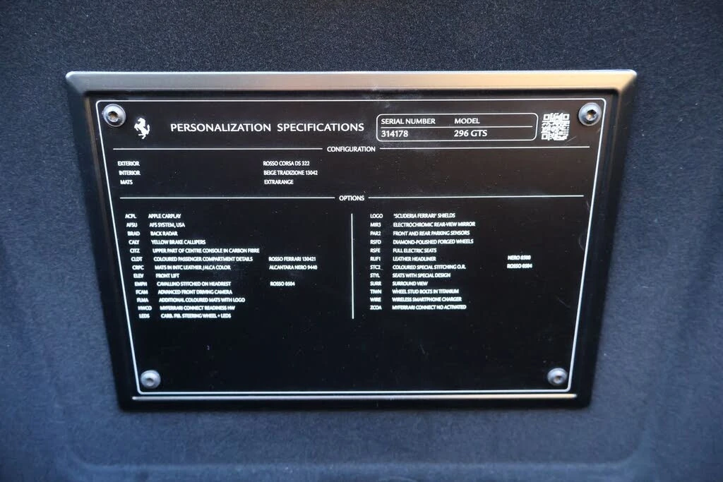 2025 Ferrari 296 GTS - Image 15 of 17
