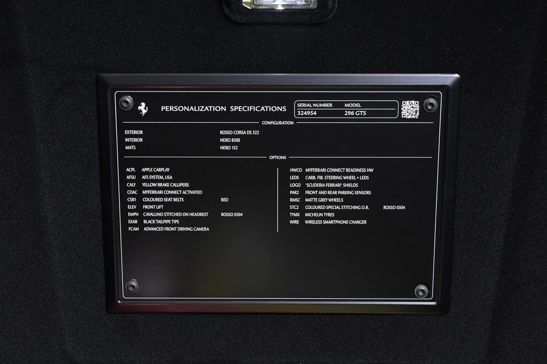 2025 Ferrari 296 GTS - Image 29 of 31
