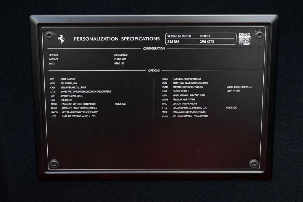 2025 Ferrari 296 GTS - Image 17 of 31