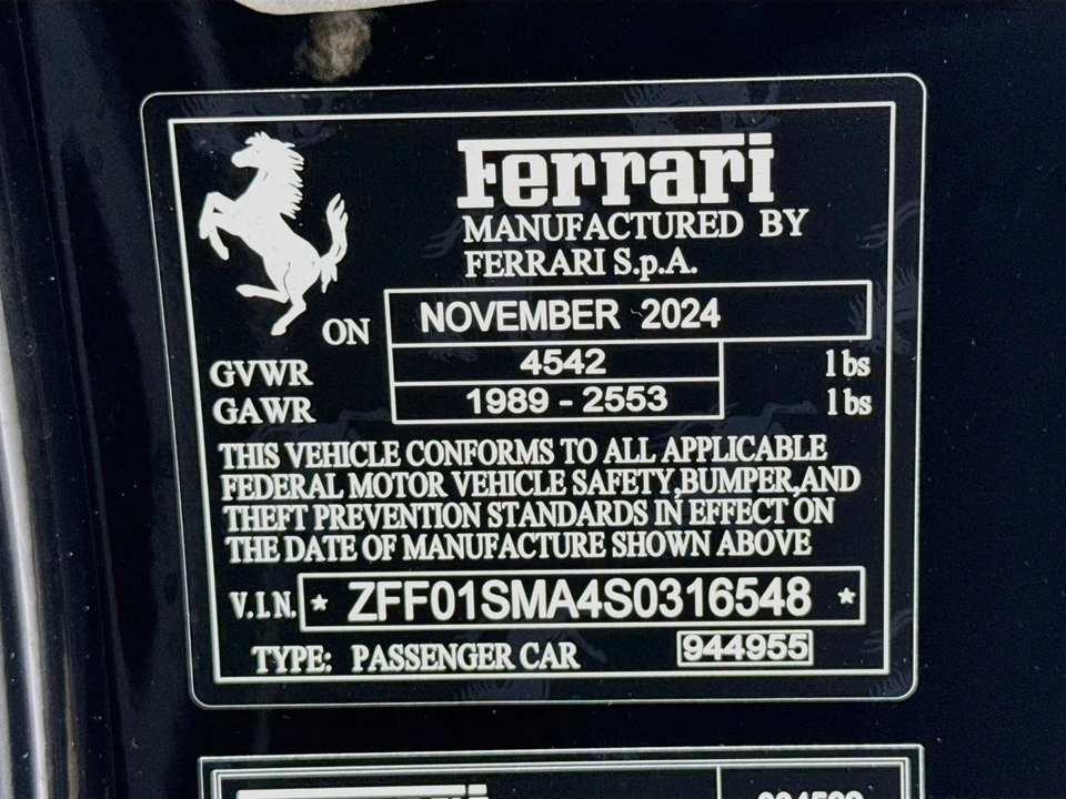 2025 Ferrari 296 GTS - Image 27 of 27